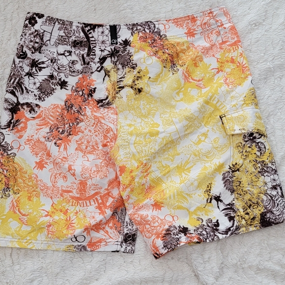 🩳 OP Surfer Shorts  Mens Orange / Yellow - Picture 8 of 10